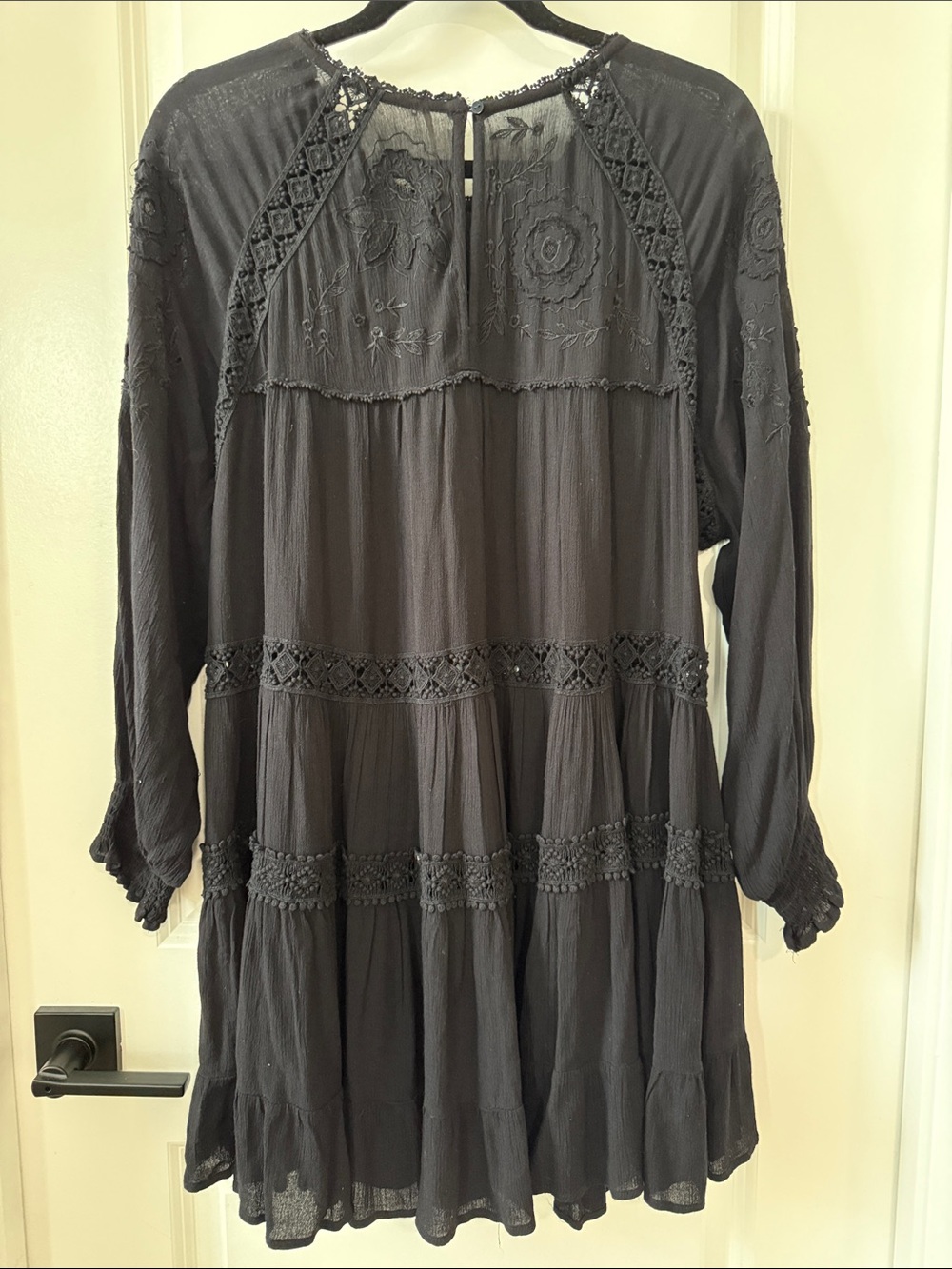 Free People Black Piece of Your Heart Dress - Picture 6 of 7